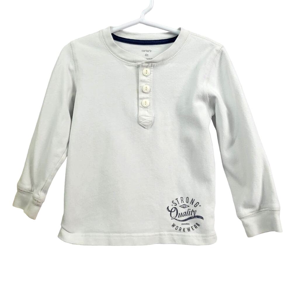 Carter's Boy's Long Sleeve Shirt Size 4T